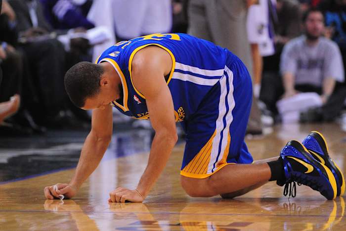 Former Nike executive Nico Harrison told the story about how Nike lost Golden State Warriors point guard Stephen Curry to Under Armour on the Point Forward Podcast.